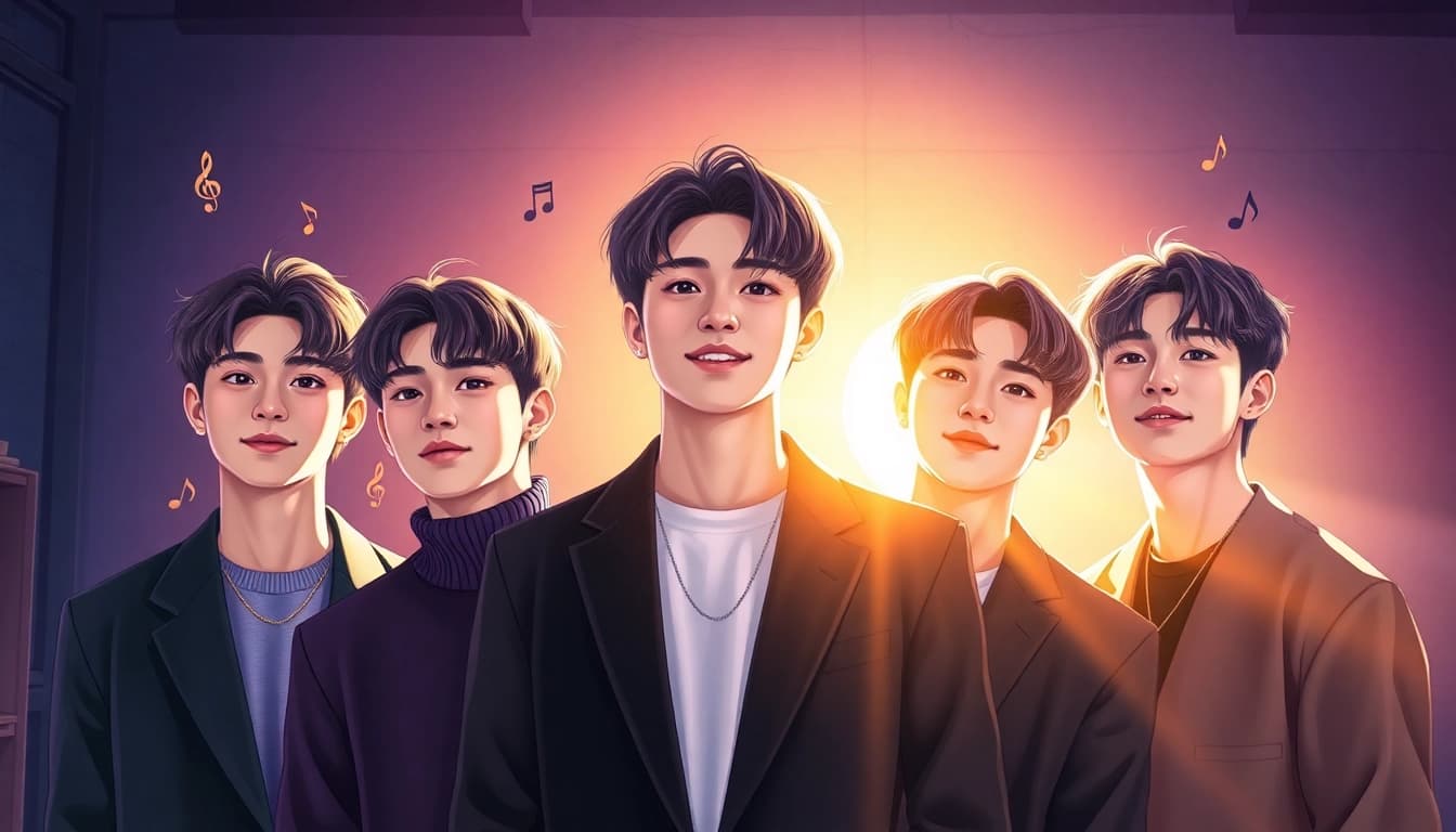BTS members showcasing their personalities in a professional studio portrait.