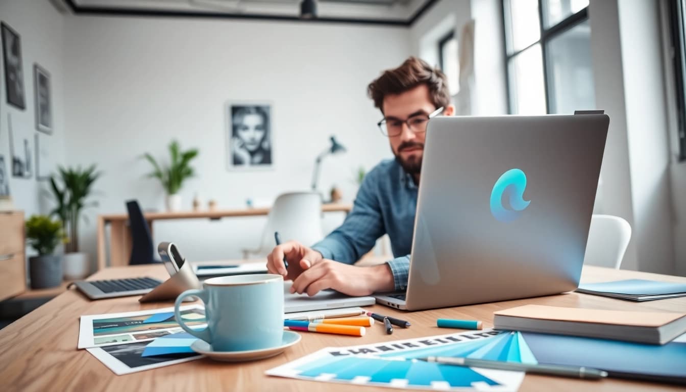 Learn how to get paid for content creation fast by engaging in innovative digital practices at a modern workspace.