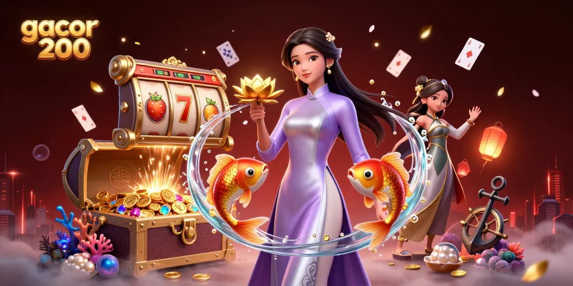 Engage in thrilling casino adventures with gacor 200, featuring vibrant character interactions and dynamic gaming elements.