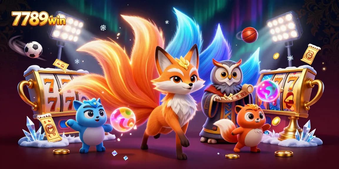 Experience thrilling gameplay at 7789win with colorful elements and dynamic casino vibes.