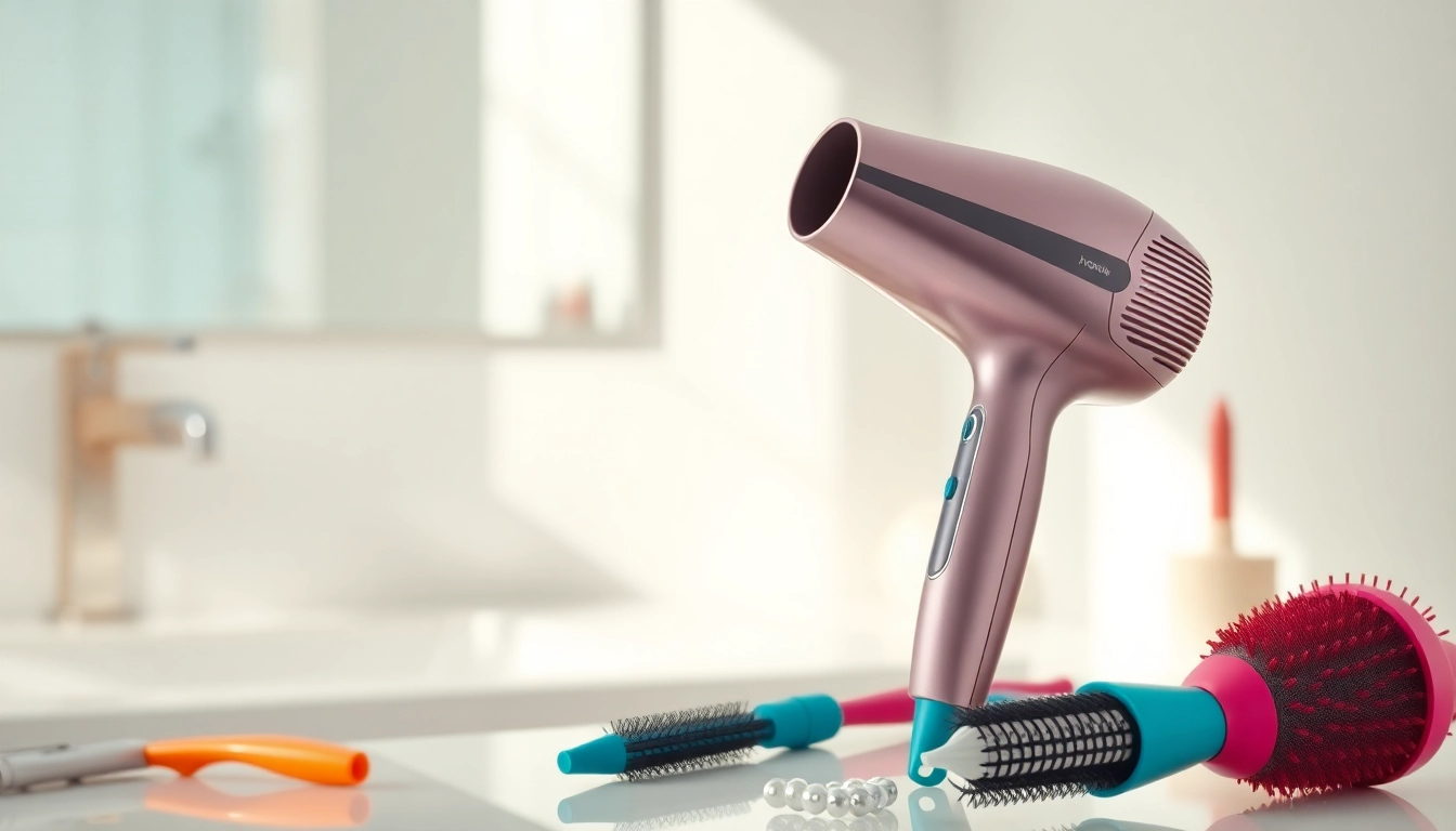Enhance your styling with an ionic hair dryer featuring sleek design and advanced technology.
