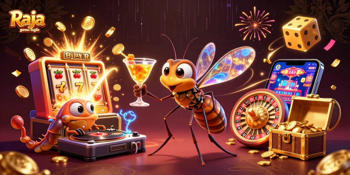 Experience excitement with Raja game login amidst vibrant casino action and gaming rewards.