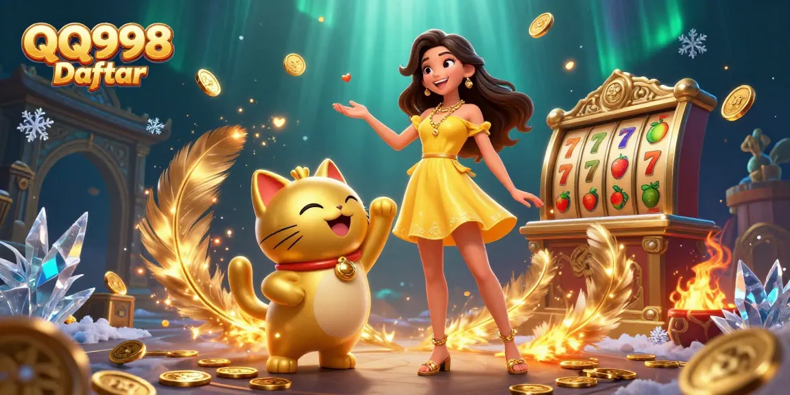 Spin the reels with QQ998 Daftar for a vibrant gaming experience featuring lucky symbols and enchanting visuals.
