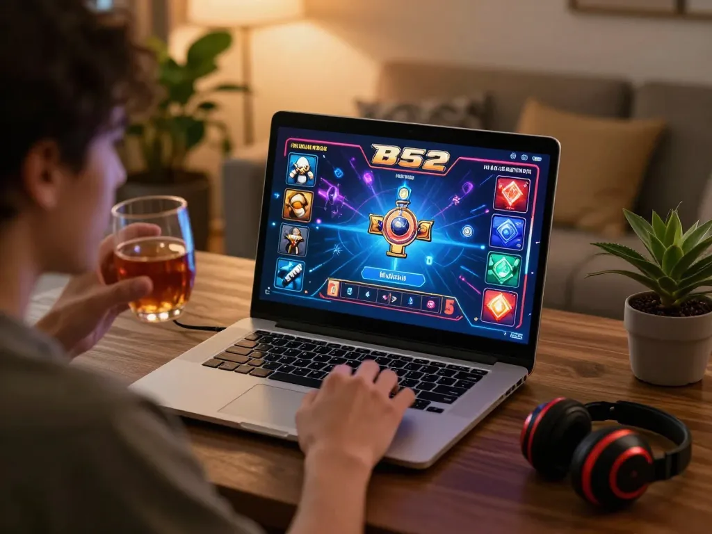 B52 online casino setup showcasing engaging gameplay and strategic betting.
