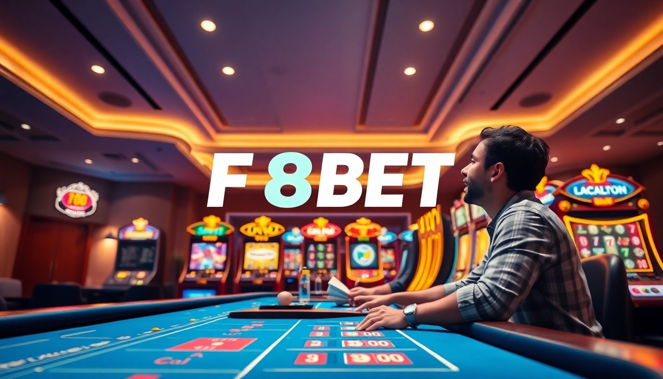 Experience the excitement of F8BET casino gaming with vibrant visuals and engaging interfaces.