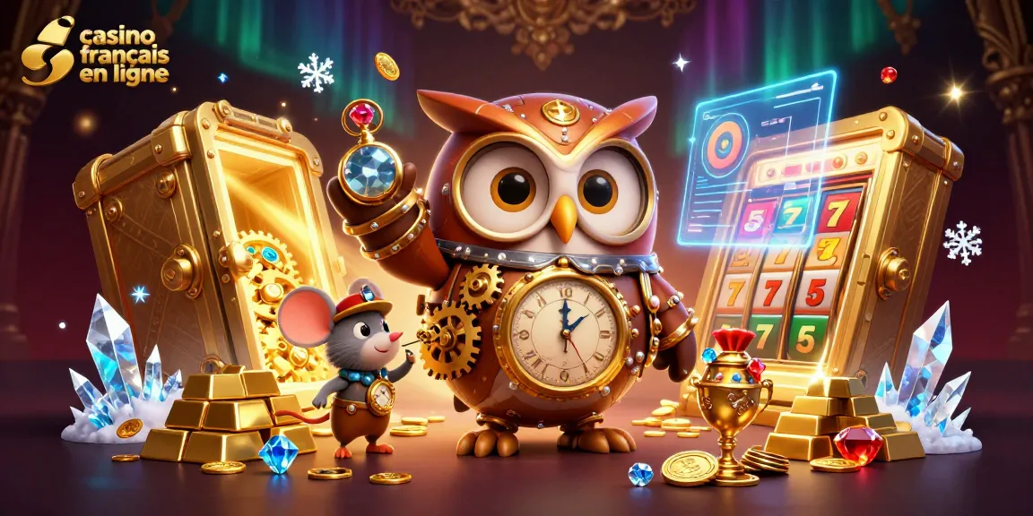 Le casino français en ligne offre des jeux captivants avec un hibou voyageur en scène dynamique.