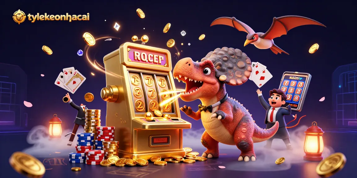 Catch shimmering coins with tylekeonhacai's thrilling 3D slot scene featuring dynamic characters.