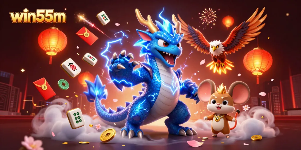 Engage with win55m’s electrifying dragon and hawk in a dynamic casino adventure