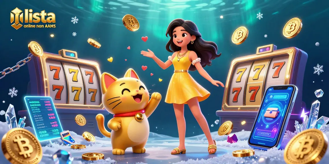 Immergiti nel vibrante mondo della lista casino online non AAMS con emozionanti rulli delle slot e elementi crypto
