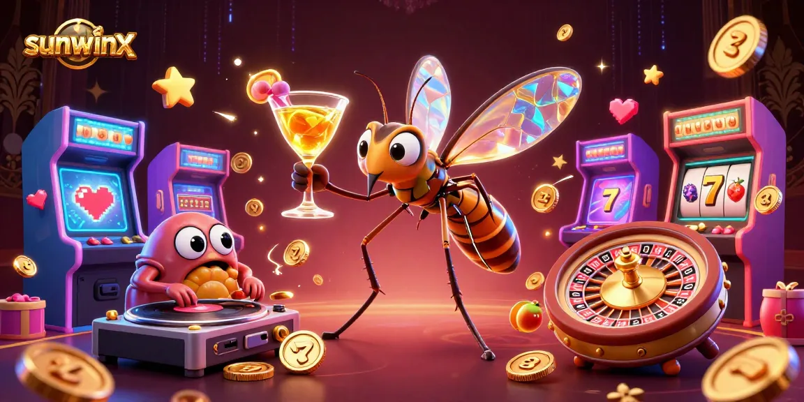 Engage with sunwinx through vibrant cartoon characters and dynamic casino game elements.