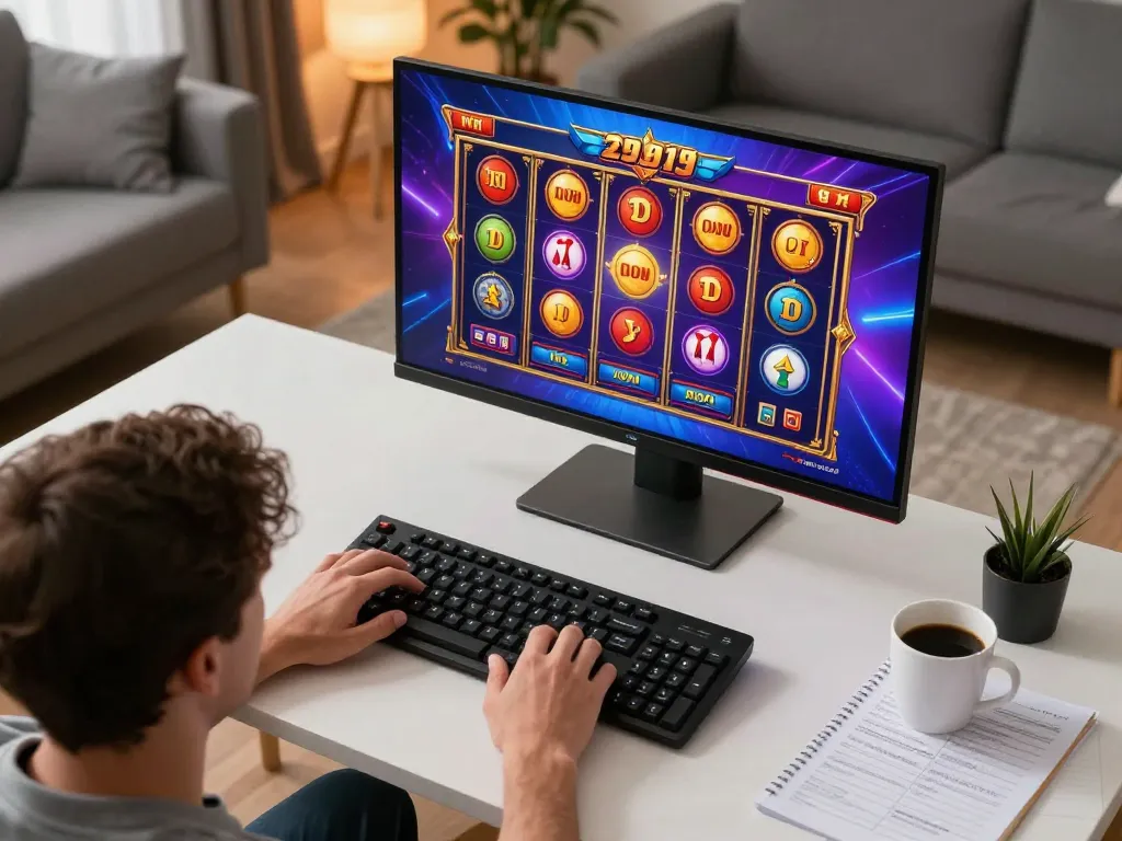 Engage in hargatoto login while experiencing vibrant online slot gameplay at home