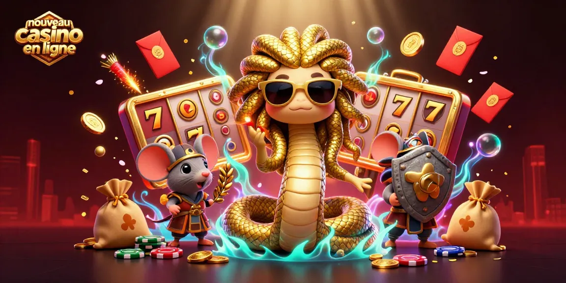 Découvrez le frisson du nouveau casino en ligne avec une célébration vibrante des jeux et des personnages.