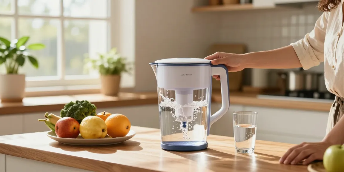 AQUA CREST Multiple-Stage Water Filters in a modern kitchen filtering fresh water for family hydration.
