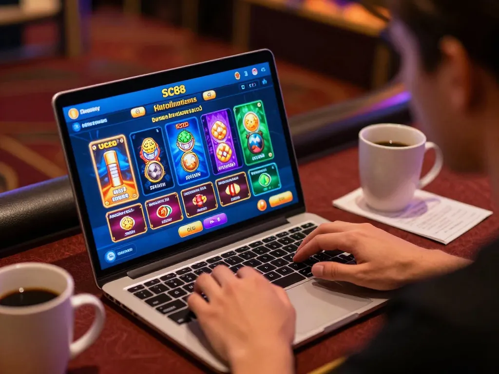 Engaging gameplay on sc88 online casino interface illustrating strategic betting options.