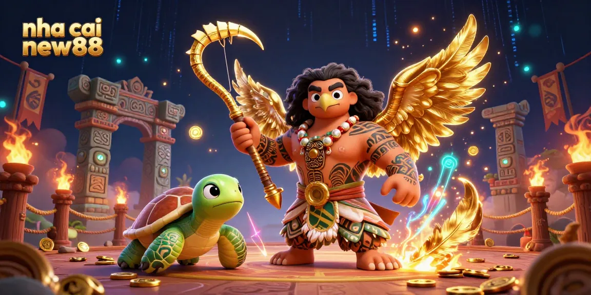 Engage with exciting gameplay at nha cai new88, featuring dynamic casino elements and vibrant characters.