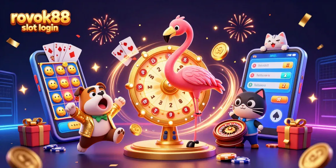 Engage with rokok88 slot login for a thrilling 3D casino experience with colorful slot games and shiny prizes.