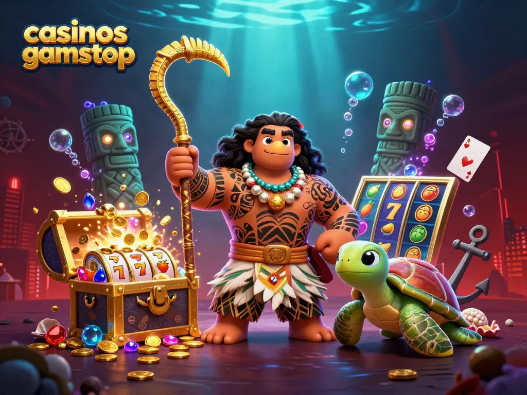 Experience exciting gameplay at casinos not on gamstop with vibrant characters and rich casino-themed elements.