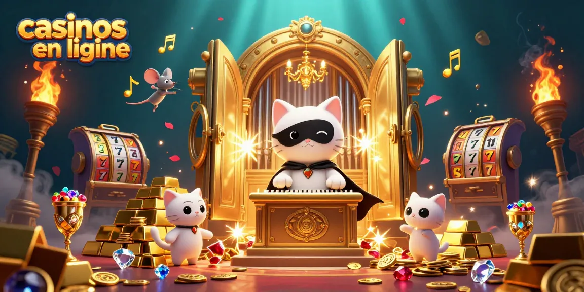 Découvrez l'excitation des casinos en ligne avec une illustration 3D vibrante d'action de jeu.