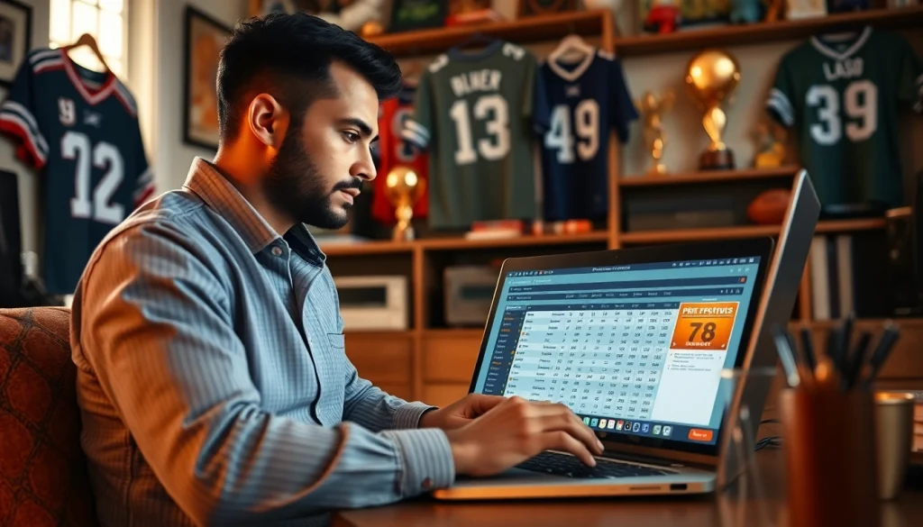 Bet online with the best online sportsbooks India while studying matches in a cozy workspace.