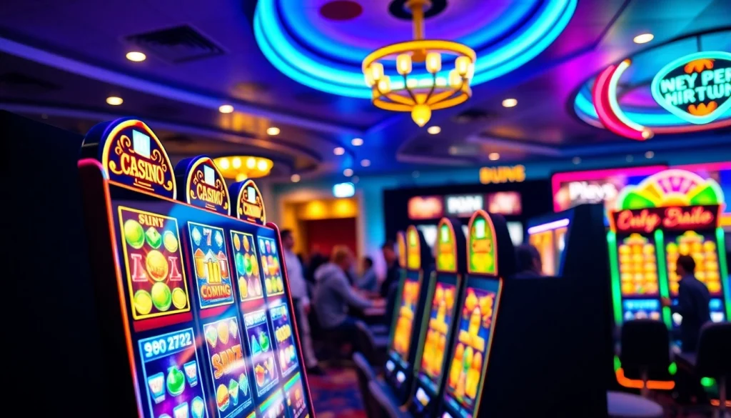 Slot depo pulsa menawarkan keseruan bermain mesin slot online dengan tampilan warna-warni yang memukau.