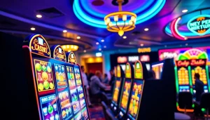 Slot depo pulsa menawarkan keseruan bermain mesin slot online dengan tampilan warna-warni yang memukau.