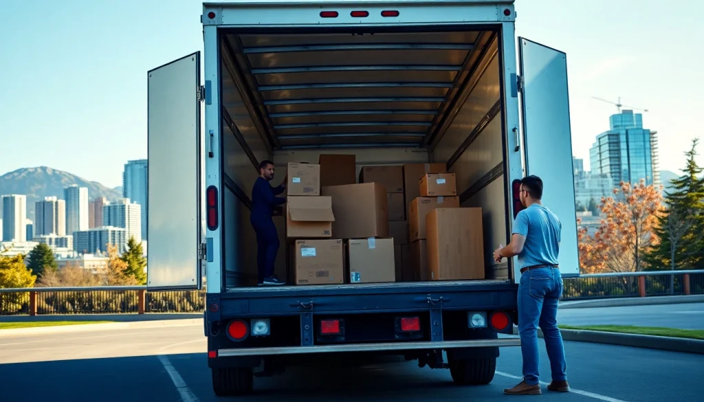 Best movers in Vancouver efficiently loading moving trucks with care and professional precision.