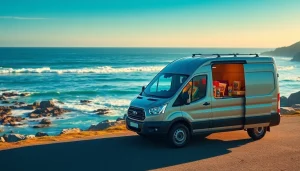 Experience seamless coastal delivery in Canada with a vibrant service showcasing quality products in a scenic environment.