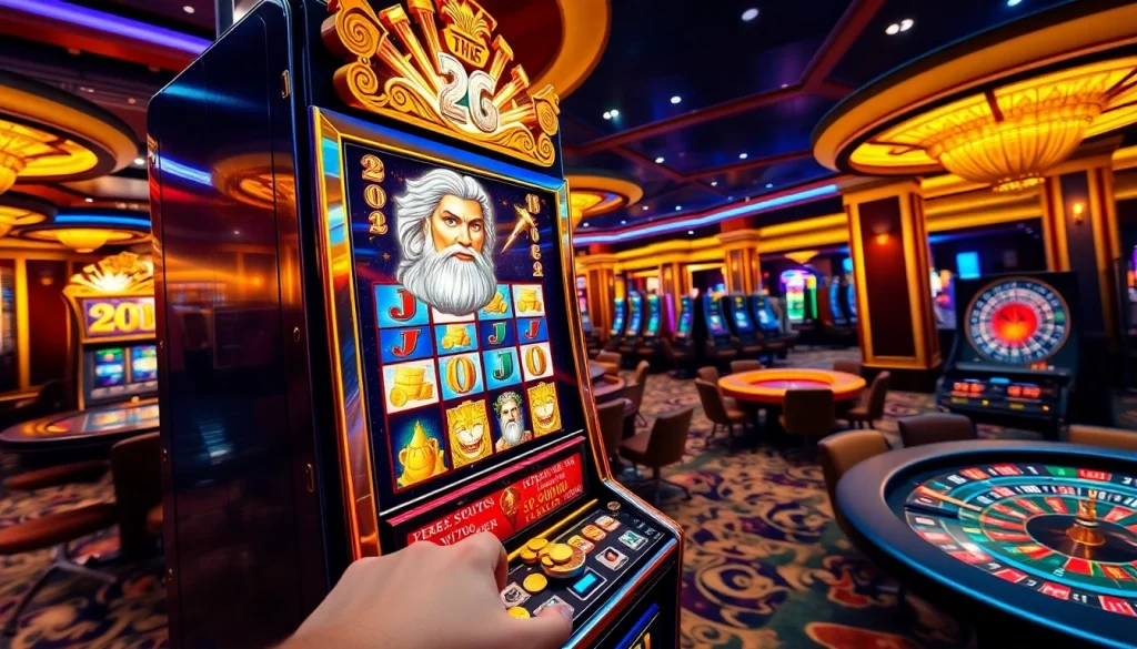 Experience the thrill of slot zeus as you spin for big wins on luxurious casino machines.