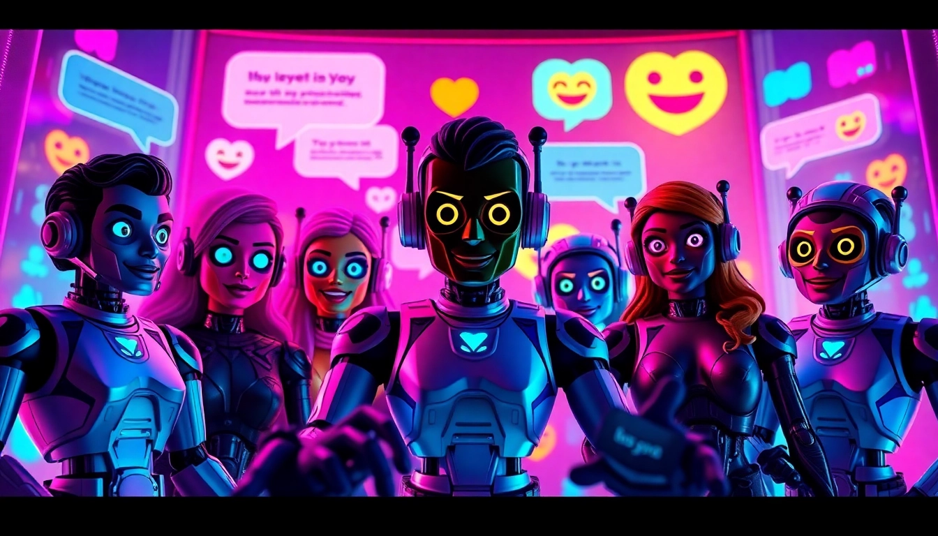 Engaging dashboard showcasing diverse NSFW AI chatbots for immersive chat experiences.